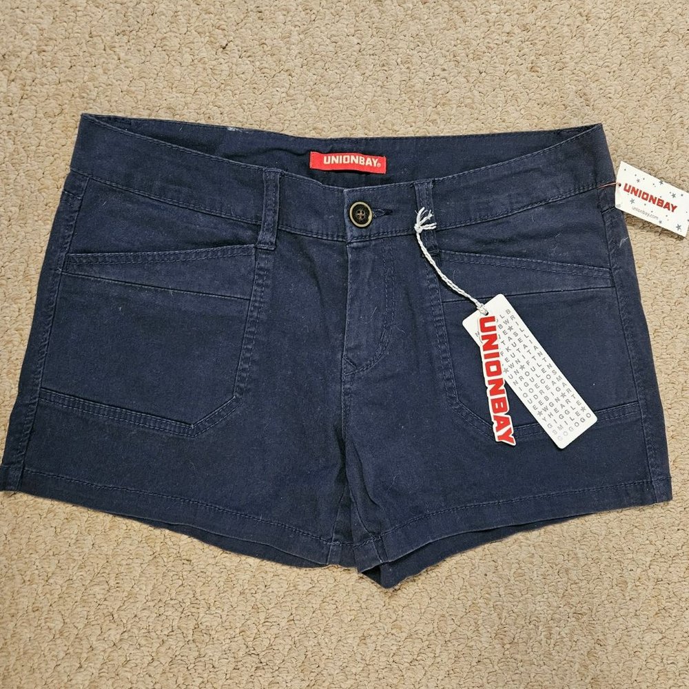 NWT Unionbay Navy Delaney Shorts Size 11